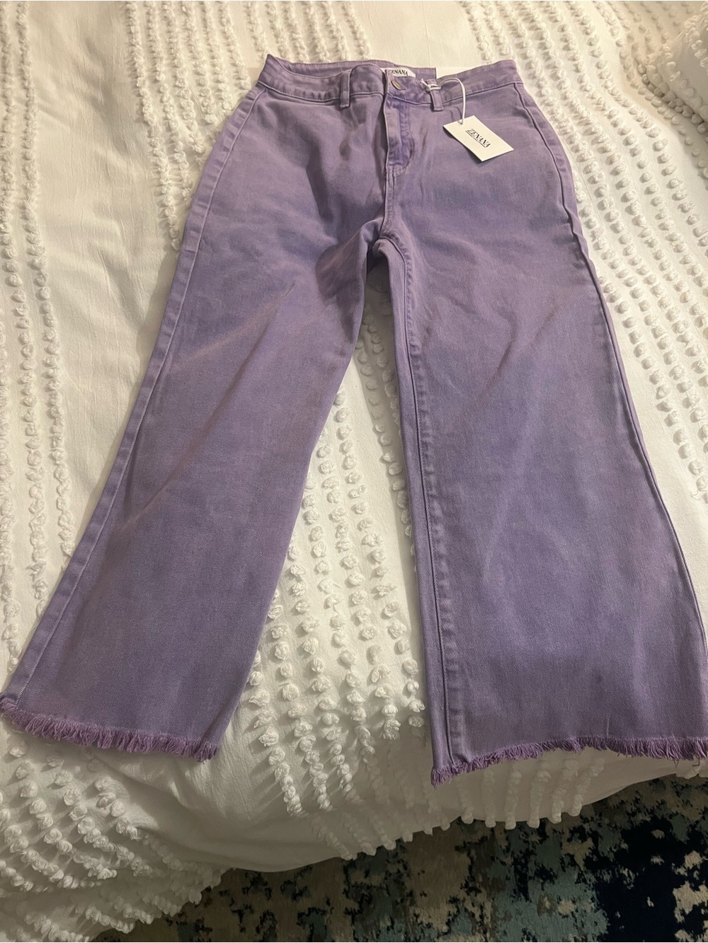 Zenana Lavender Wide-Leg Women’s Jeans